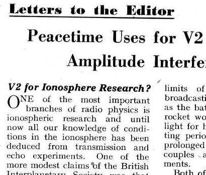 המאמר המפורסם של קלארק בו הוא מציע לבנות לוויני תקשורת, לא היה אפילו בשער של כתב העת 'עולם האלחוט', אלא סתם מכתב למערכת