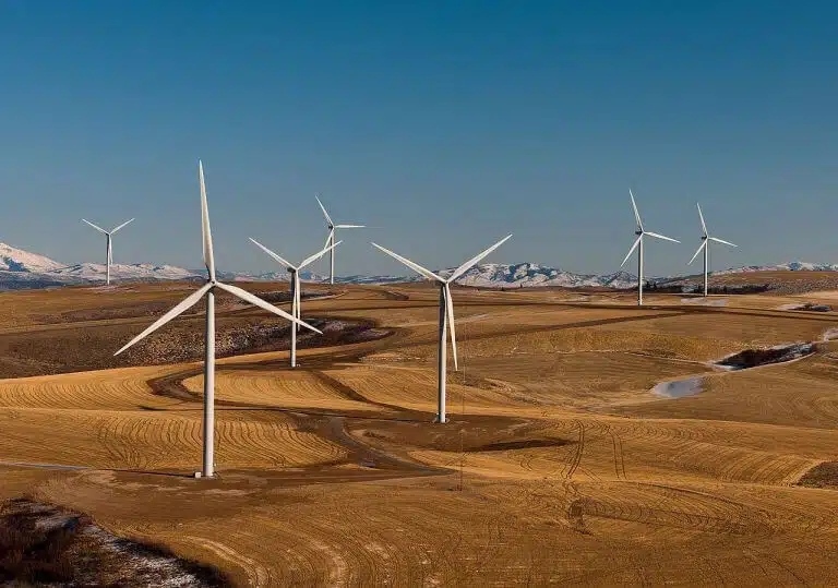 חוות רוח באיידהו, ארצות הברית. תצלום: ממשלת ארה"ב / ויקימדיה.